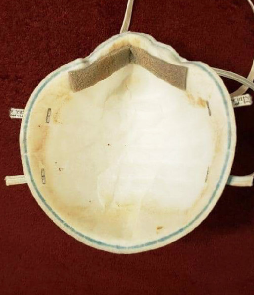 “This is an actual ‘decontaminated’  N95 mask that Albany Medical Center gave a nurse to use,” as tweeted out on Friday, Oct. 23, by Pat Kane. 

In response, Dr. Megan Ranney, an emergency room physician in Rhode Island, responded: “I have no words for how wrong this is, and how angry it makes me.”

Ranney, who has set up a nonprofit, get usppe.org, continued: “I dare you to suggest that this mask still has structural integrity and can protect this nurse. We are the United States. Our frontline workers deserve better than this.”

The reality is that as Rhode Island and the nation enters a new surge of coronavirus cases, hospitalizations and deaths, the lack of personal protection equipment, or PPE, continues to be a major problem, threatening the health and well-being of nurses, doctors and patients.